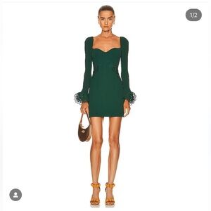Self Portrait Ribbed Knit Dress